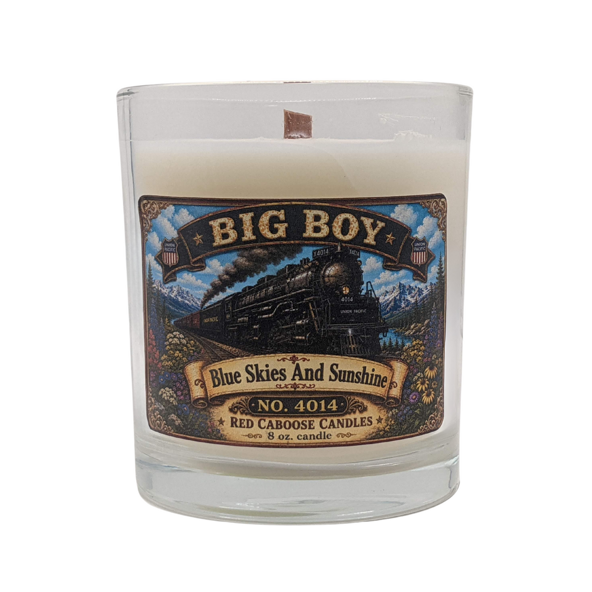 Big Boy candle, earthy, fruity, floral, fresh