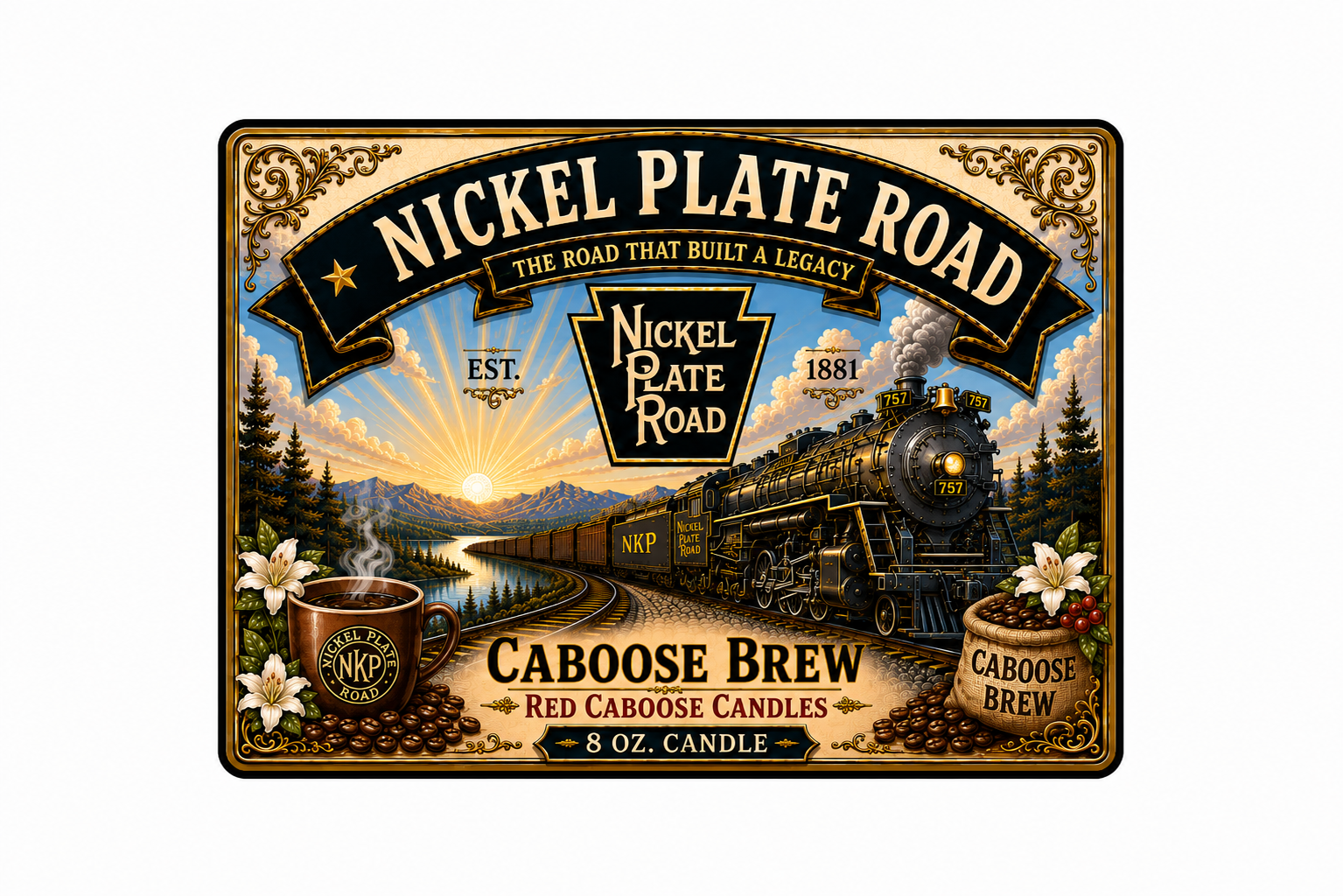Nickel Plate Railroad #757 or #765 - Caboose Brew