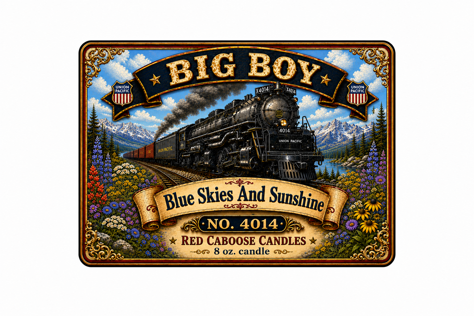 Union Pacific - Big Boy #4014 - Blue Skies & Sunshine