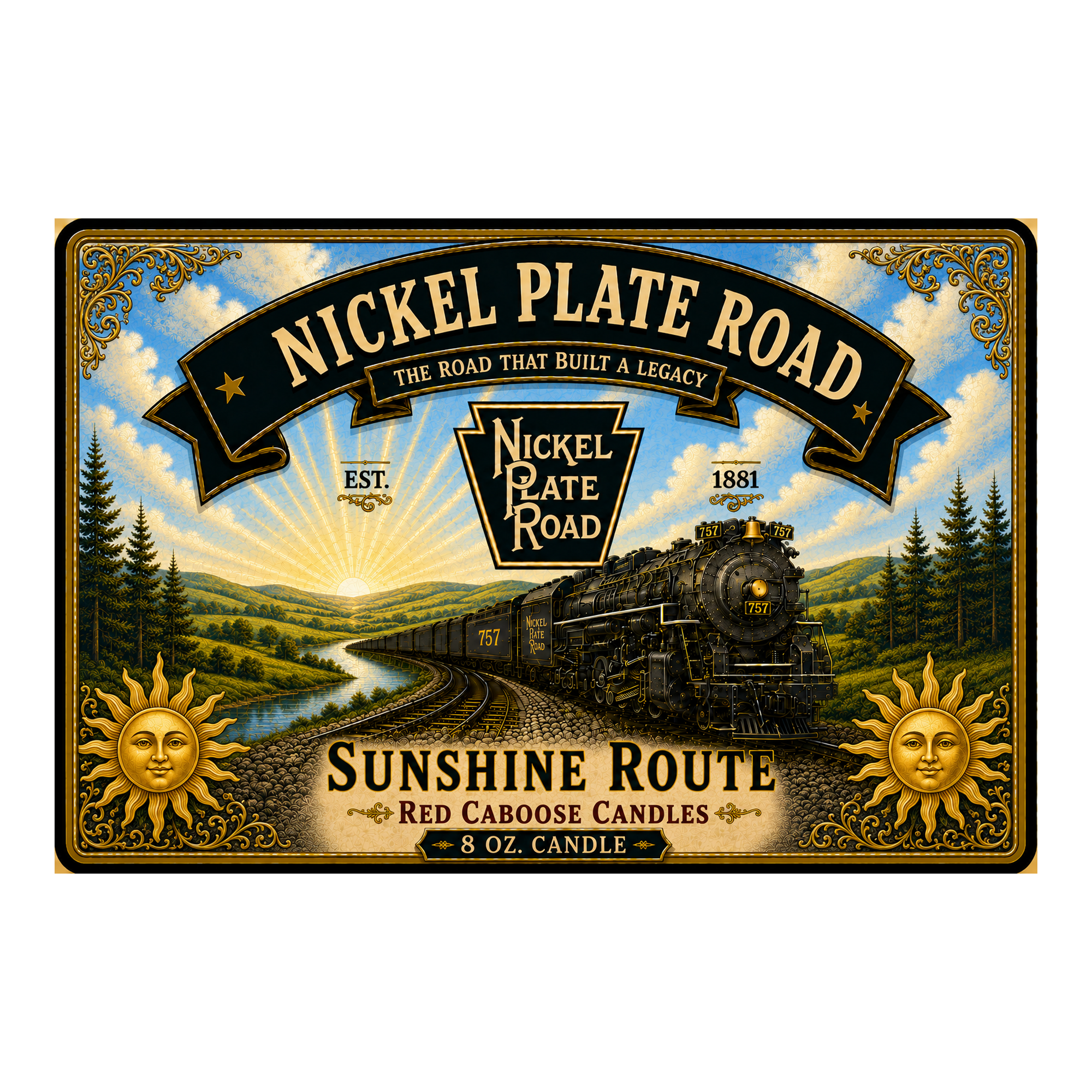 Nickel Plate Railroad #757 or #765 - Sunshine Route