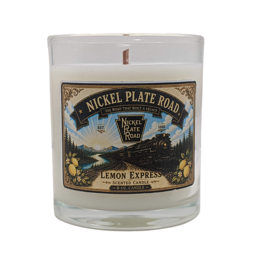 Nickel Plate Railroad #765 Candle - Lemon Express-Lemon, Verbena Scent
