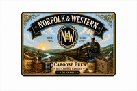 Norfolk and Western Caboose Brew.  Scent, coffee, buttery pastry, cream