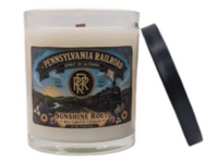 Pennsylvania Railroad, Vintage Spirit of Altoona Candle with Lid, Sunshine Route.  Sunflowers, fresh air, earthy, woody 